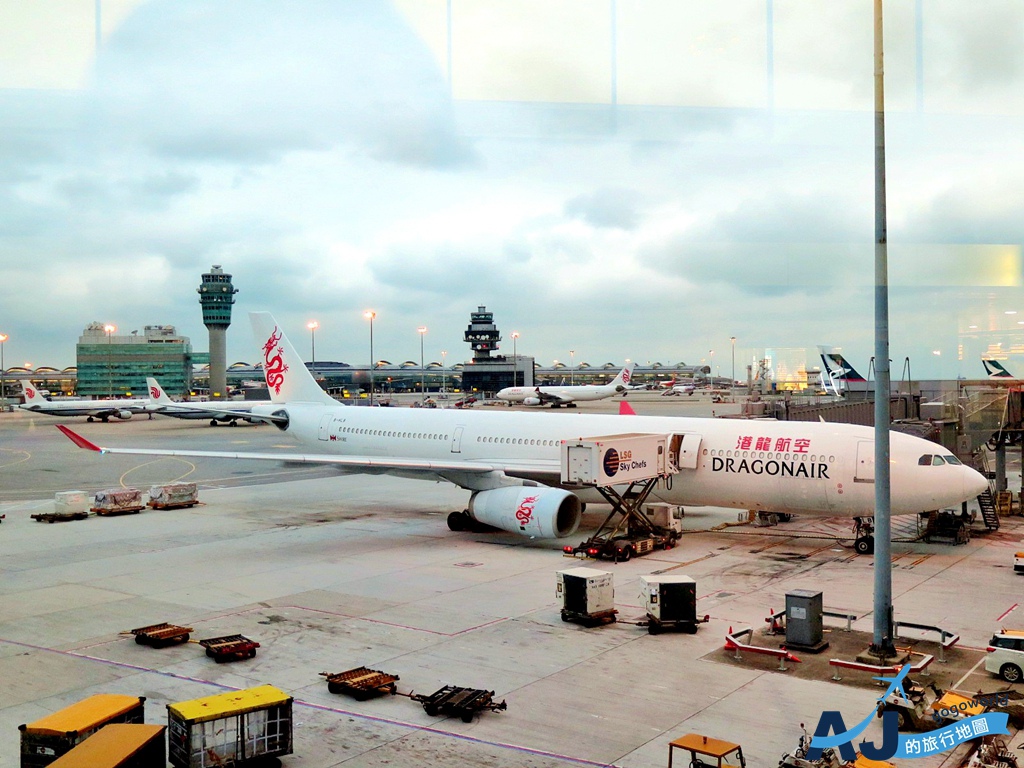 國泰港龍航空 香港-高雄KHH A330-300經濟艙飛機餐 開箱KA450 @AJ的旅行地圖