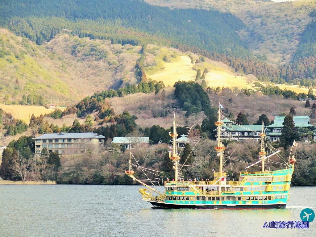箱根交通 箱根周遊券 箱根浪漫特快列車、箱根交通工具轉乘、空中纜車、海賊船 @AJ的旅行地圖