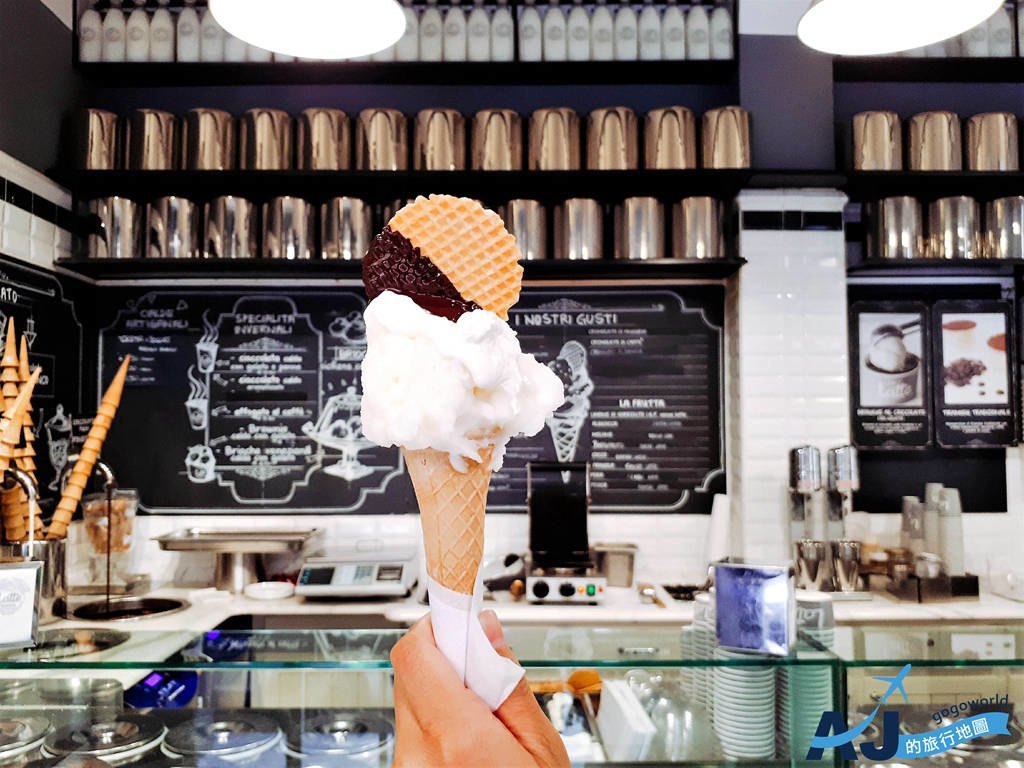 2026羅馬美食 義大利冰淇淋 Gelateria Come il Latte 義大利旅遊 @AJ的旅行地圖