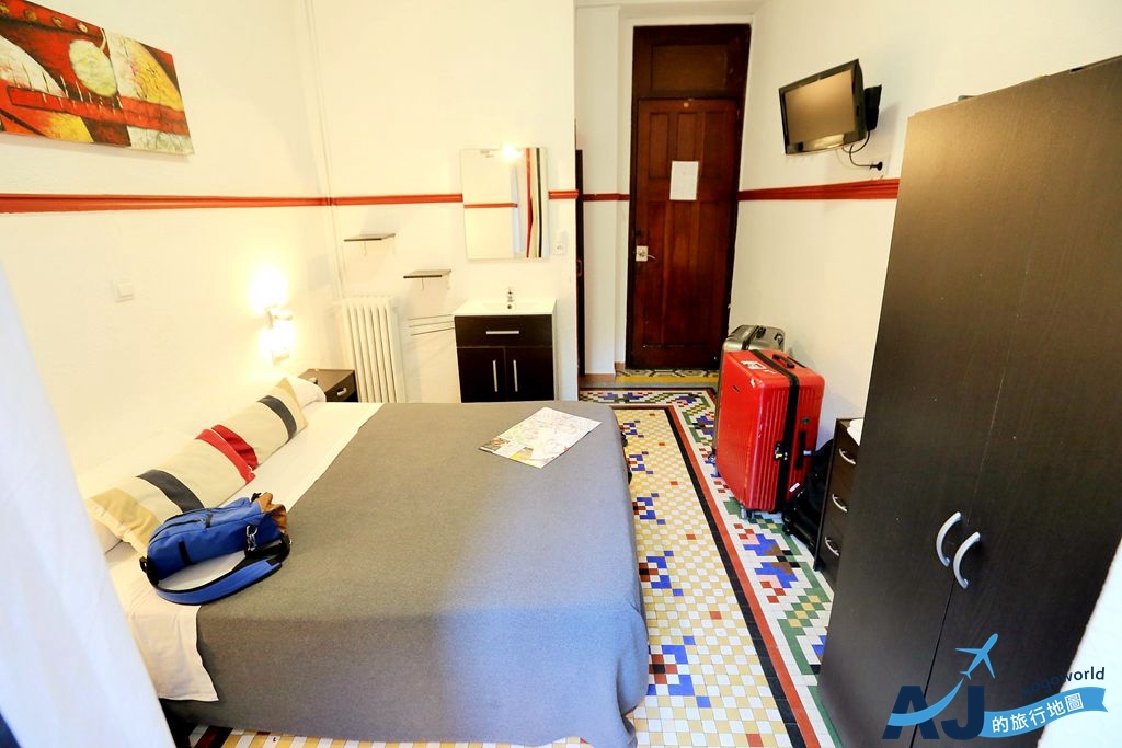 西班牙瓦倫西亞住宿 阿利坎特旅館 Pension Alicante 瓦倫西亞北車站 西班牙旅遊推薦 @AJ的旅行地圖