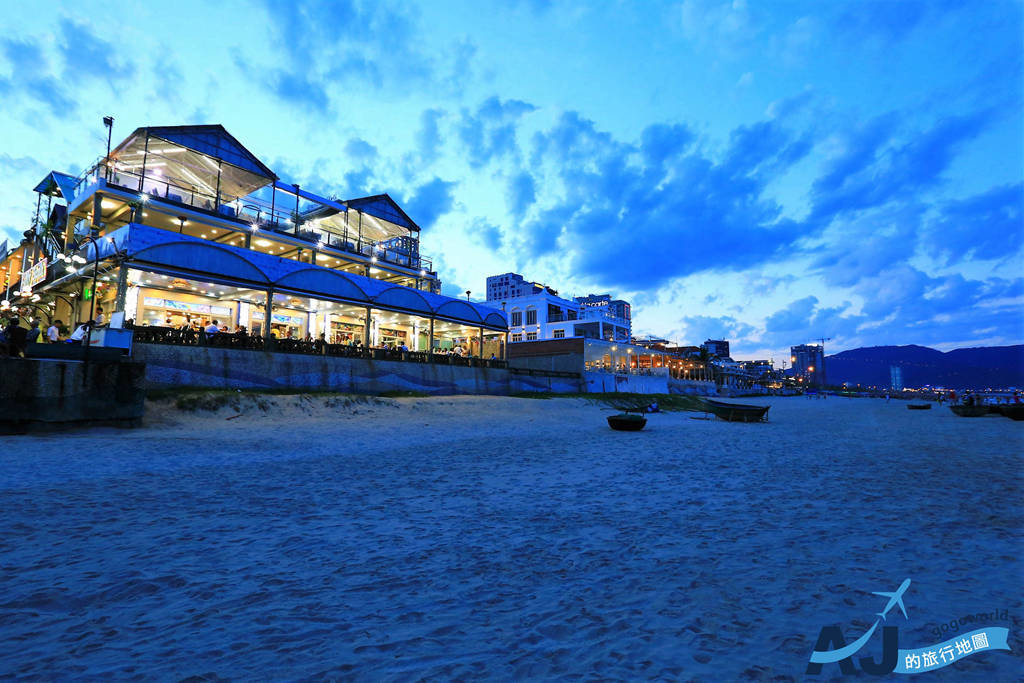 越南旅遊 峴港美食 美溪海灘景觀海產店 海鮮餐廳 Nha hang My Hanh @AJ的旅行地圖