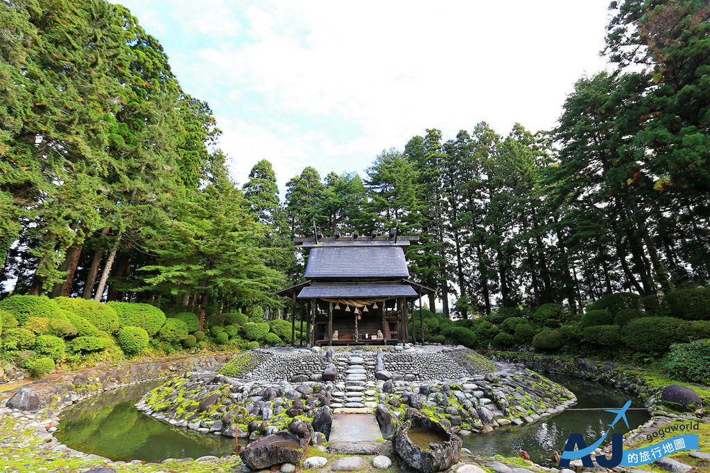 日本秋田景點 唐松神社、奥田酒造店見學、旧池田氏庭園 大仙市景點 秋田自由行推薦 @AJ的旅行地圖