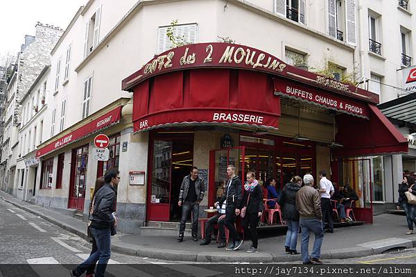 巴黎美食 兩個風車咖啡館 Caf&eacute; des Deux Moulins 走進艾蜜莉異想世界 @AJ的旅行地圖