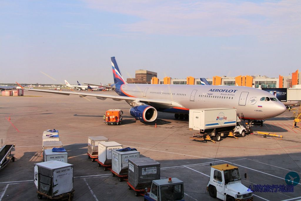 開箱俄羅斯航空Aeroflot 莫斯科謝列梅捷沃SVO-東京成田NRT 經濟艙飛機餐 SU262 @AJ的旅行地圖