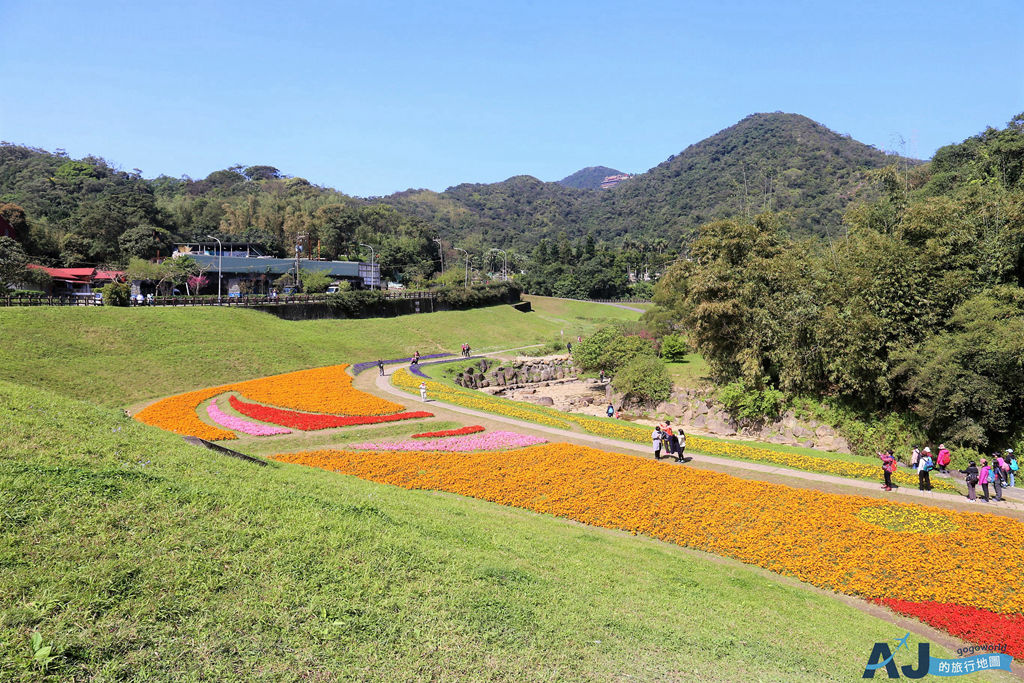 台北景點 台北台北大縱走推薦 大溝溪生態治水園區、圓覺寺步道、圓覺寺、碧山巖 @AJ的旅行地圖