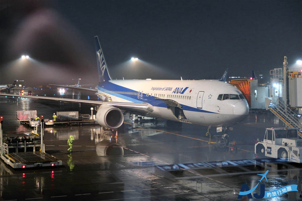 全日空ANA 東京成田-台北桃園 767經濟艙飛機餐 開箱NH823 @AJ的旅行地圖