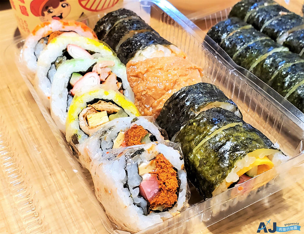桃園美食 老賊壽司 桃園大廟傳統台式壽司 35種壽司組合 還有滑嫩蒸蛋 @AJ的旅行地圖