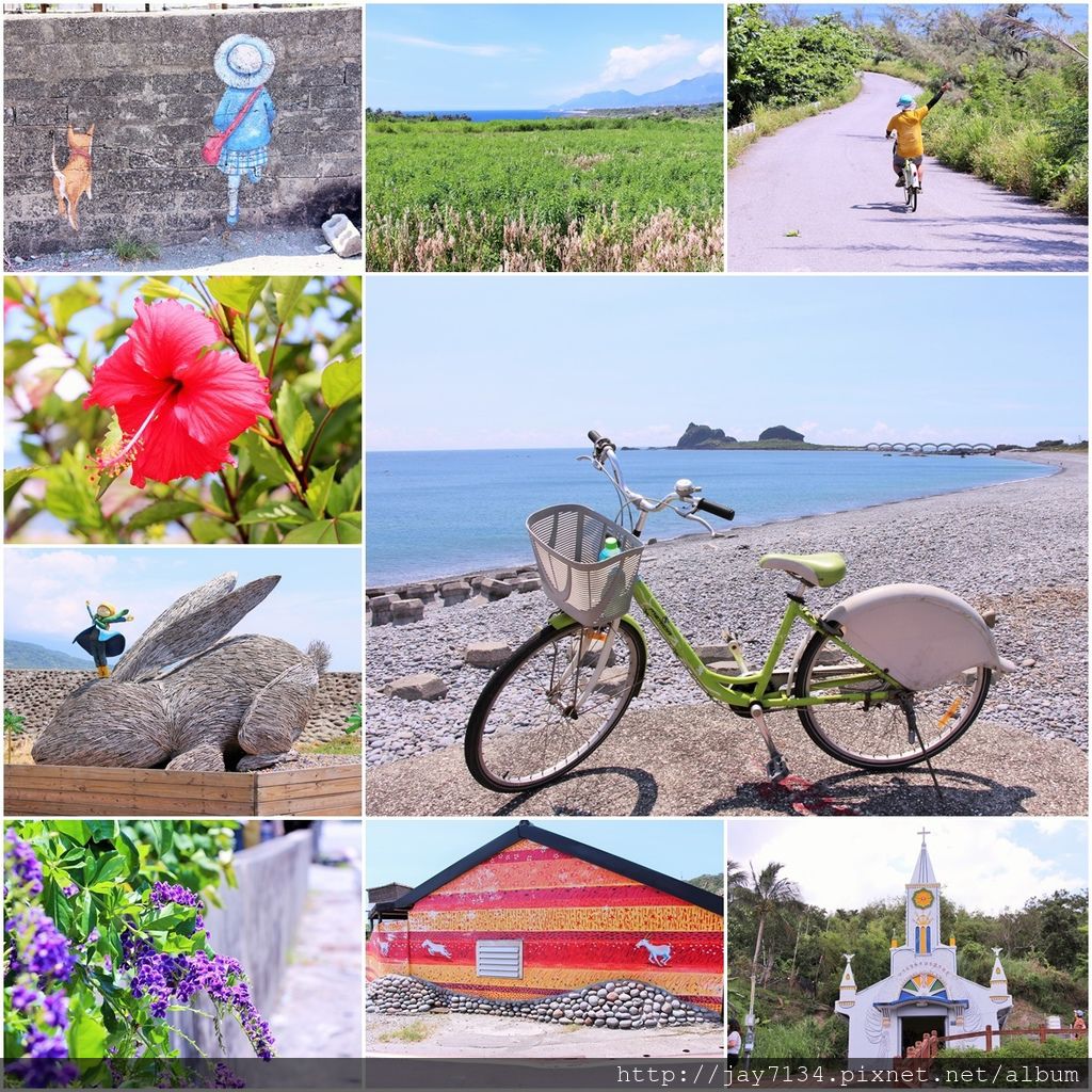 台東景點 成功海岸比西里岸騎腳踏車、鯊魚博物館、成廣澳、卡片教堂、阿美族民俗村旮亙樂團 @AJ的旅行地圖